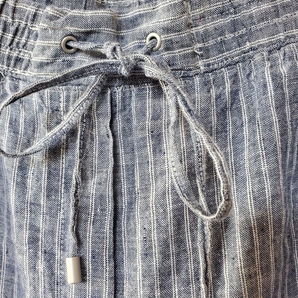 Adrienne Vittadina Womens 100% Linen Pull on Pants. Size S - Picture 3 of 7